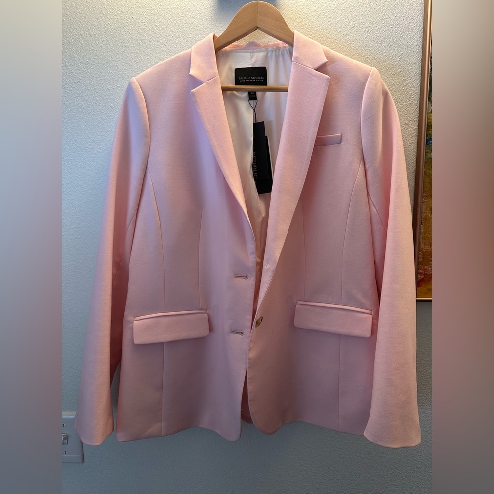 Banana Republic Pink Women's Blazer